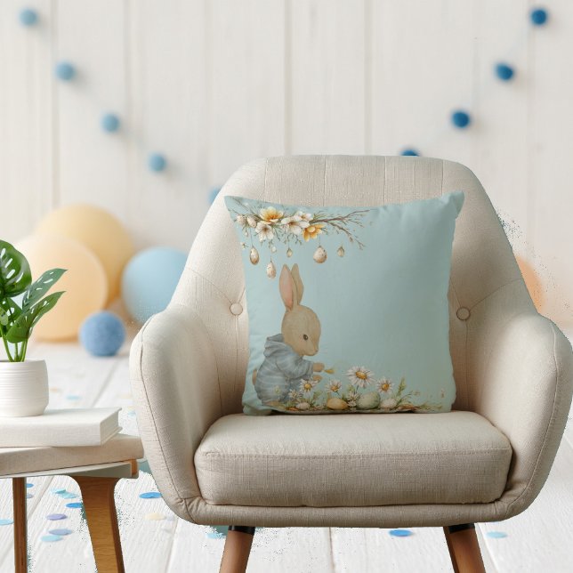 cute rabbit with duck kudde (Skapare uppladdad)