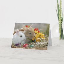 Cute Rabbits Basket Påsk