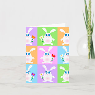 Cute Rabbits Kort