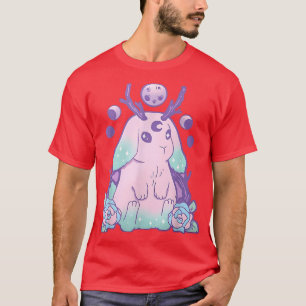 Cute Rabit Måne Phase Kawaii Pastel Goth for Man W T Shirt
