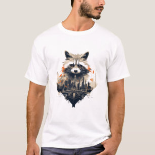 Cute Raccoon Animal Beauty Nature Wildlife Forest T Shirt