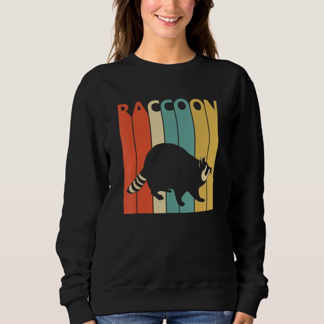 Cute Raccoon Animal T Shirt (Framsida)