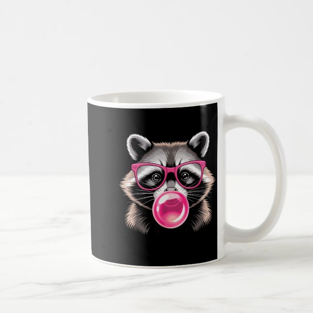 Cute Raccoon Design For Men Women Kids Racoon Racc Kaffemugg (Höger)