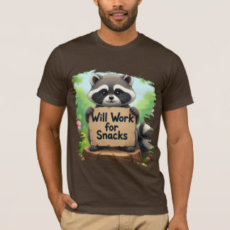 cute raccoon design with funny qoute   t shirt