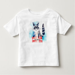 Cute raccoon-födelsedagspresent t shirt