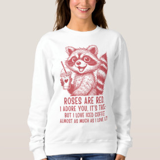 Cute Raccoon Iced Coffee Love T Shirt