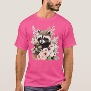 Cute raccoon t shirt