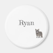 Cute Racoon Magnet