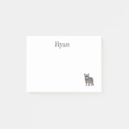 Cute Racoon Post-it-anteckningar Post-it Block