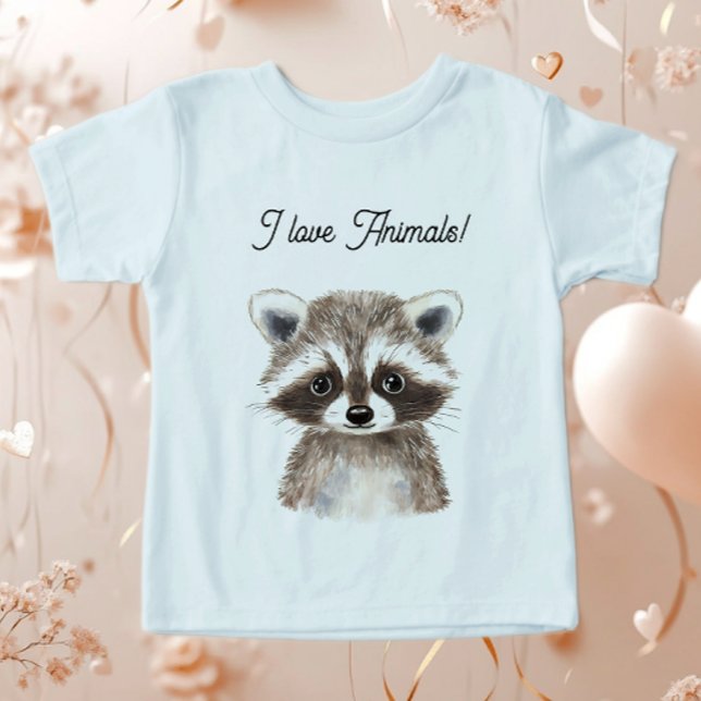 Cute Racoon T Shirt (Skapare uppladdad)