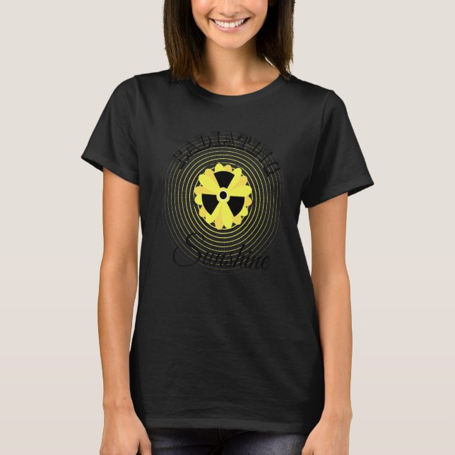 Cute Radiating Sunshine Radiation Therapy T Shirt (Framsida)