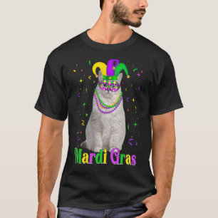 Cute Ragdoll Cat Animals Mardi Gras Carnivals T Shirt