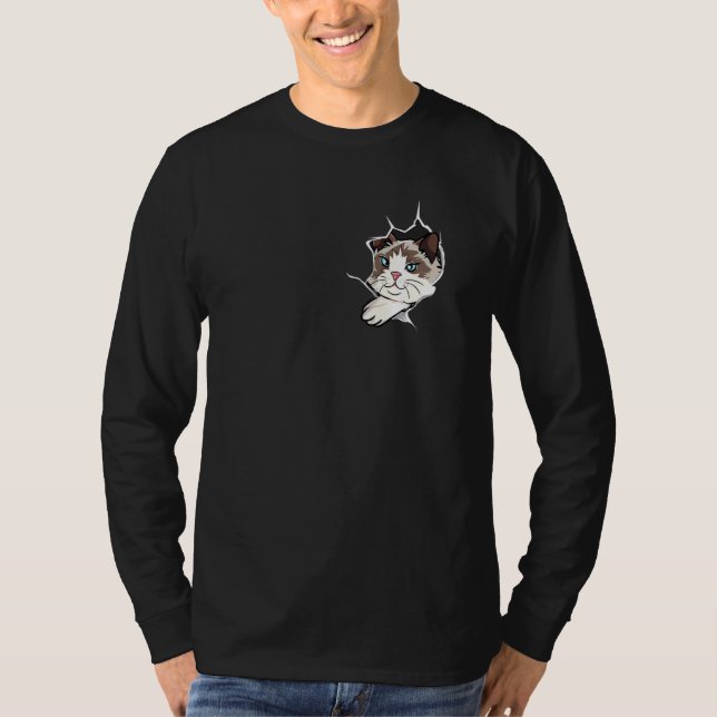 Cute Ragdoll Cat Kärlek My Ragdoll 2 T Shirt (Framsida)