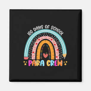 Cute Rainbow 100 dagar med skolledning Älskare 10 Magnet