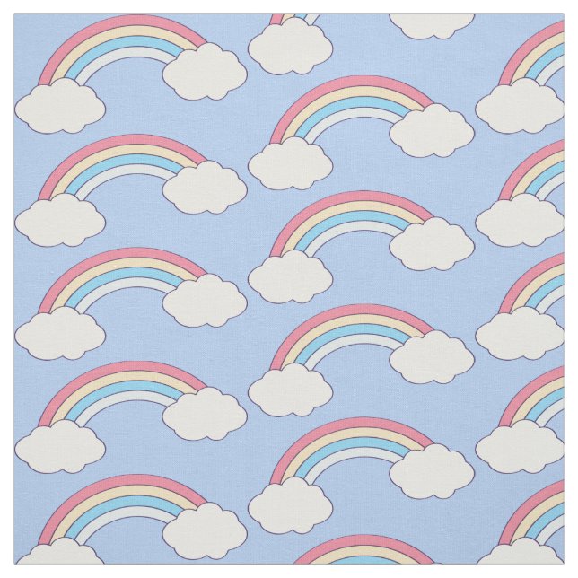 Cute Rainbow anpassningsbar färg tyg (Provkarta)