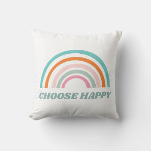 Cute Rainbow Art Happational Inspirational Kudde