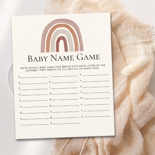 Cute Rainbow Boho Baby Shower (Skapare uppladdad)
