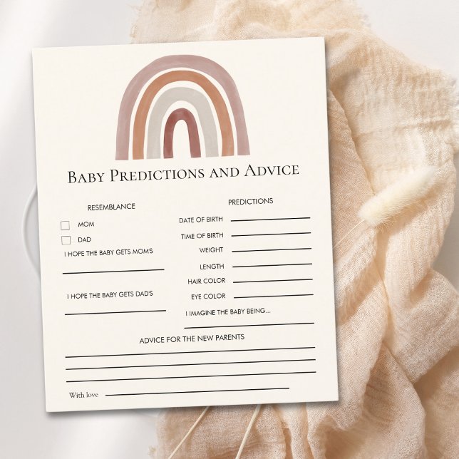 Cute Rainbow Boho Baby Shower (Skapare uppladdad)