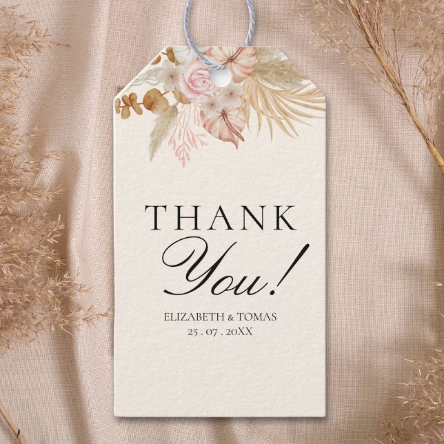 Cute Rainbow Boho Bridal Shower Presentetikett (Skapare uppladdad)