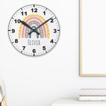Cute Rainbow Boho Watercolor Multicolor