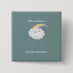 Cute Rainbow Cloud Rain - inspirationsoffert Knapp