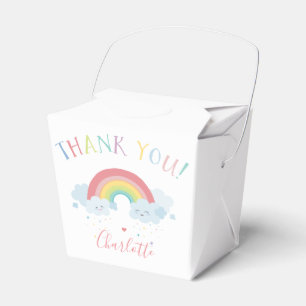CUTE RAINBOW CLOUDS Children-pastellfärgbilder Presentaskar