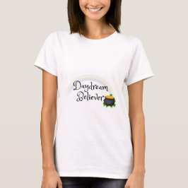 Cute Rainbow Daydröm Believer Modern Trendig Rolig T Shirt