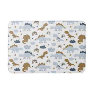 Cute Rainbow Dinosaur Mönster Badrumsmatta