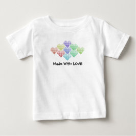 Cute Rainbow Hearts T Shirt