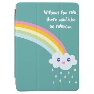 Cute Rainbow - inspirationskälla och motiv citat iPad Air Skydd