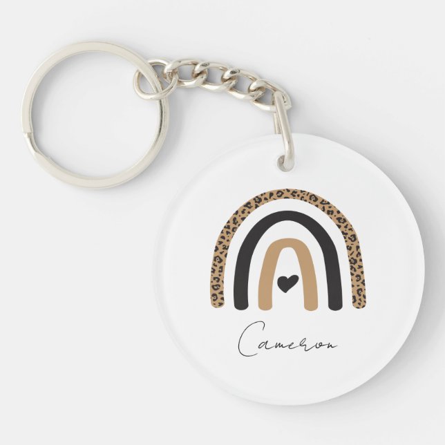 Cute Rainbow Leopard Mönster (Framsidan)