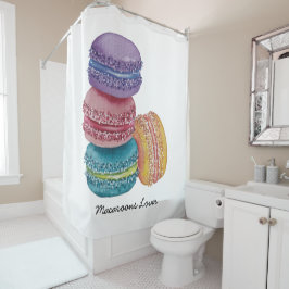 Cute Rainbow Macaroons i vattenfärg