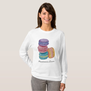 Cute Rainbow Macaroons i vattenfärg T Shirt