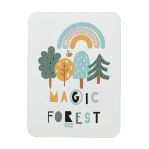 Cute Rainbow MagForest Magnet