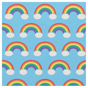 Cute Rainbow Mönster Tyg