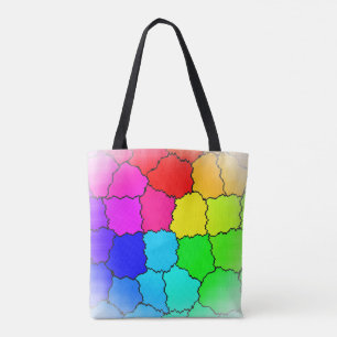 Cute Rainbow Mönster Tygkasse