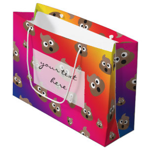 Cute Rainbow Poop Emoji Mönster