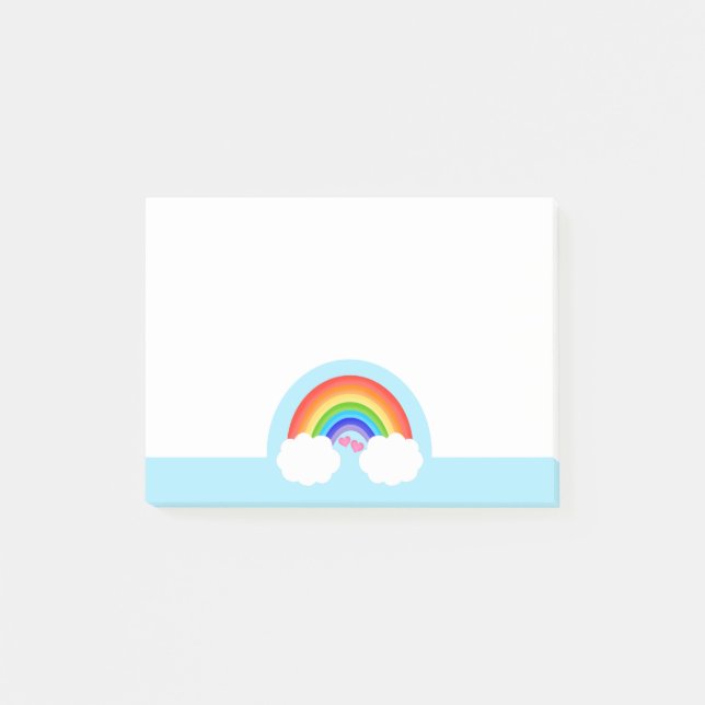 Cute Rainbow Post-it Block (Framsida)