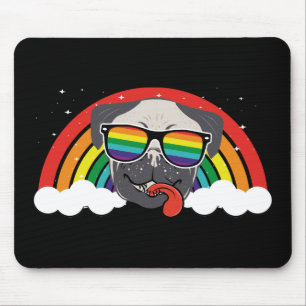 Cute Rainbow Pug Musmatta