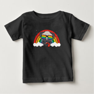 Cute Rainbow Pug T Shirt