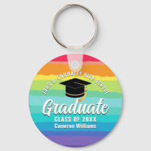 Cute Rainbow Student Anpassningsbar Studenten Gift