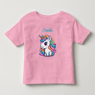 Cute Rainbow Unicorn T Shirt