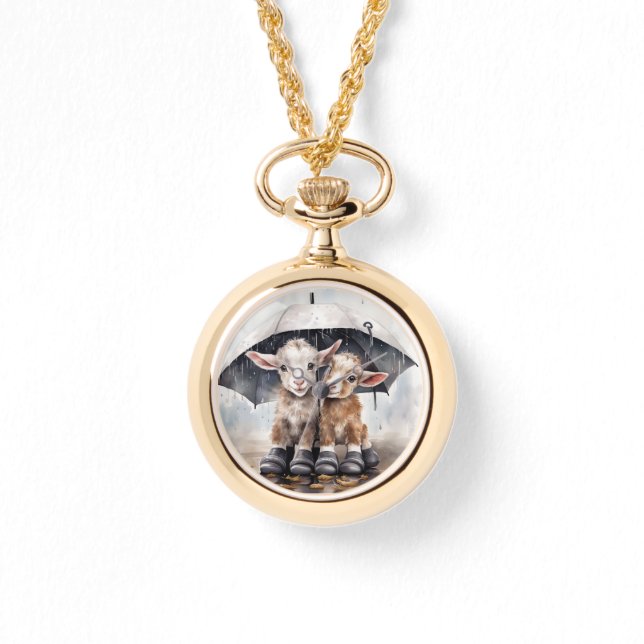 Cute Rainy Day Gots Armbandsur (Framsida)