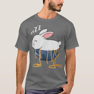 Cute Ramen and Bunny Funny Anime Noodle Japanese R T Shirt