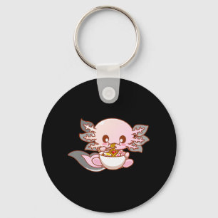 Cute Ramen Axolotl Kawaii Anime Jape Food Girl Nyckelring