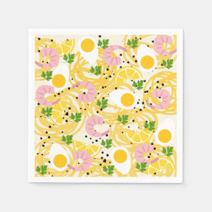 Cute Ramen Papper Napkins Pappersservett