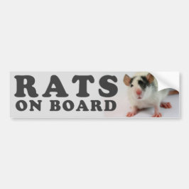 (Cute) Rats on board Bildekal
