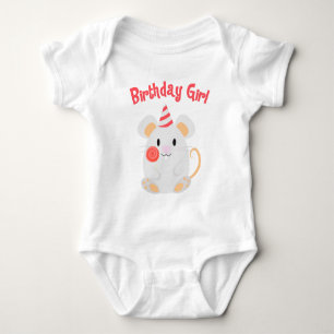 Cute Råtta Birthday Girl Tee Shirt