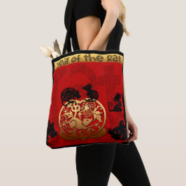 Cute Råtta Chinese New Year 2020 Zodiac Birthday A Tygkasse