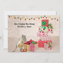 Cute Råtta dekorerar för jul